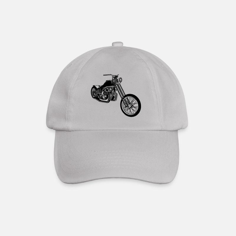 Chopper / moto bobber 01_schwarz - Casquette classique - bruyère