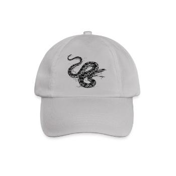 Grey Snake - Baseball Cap - grey - Front