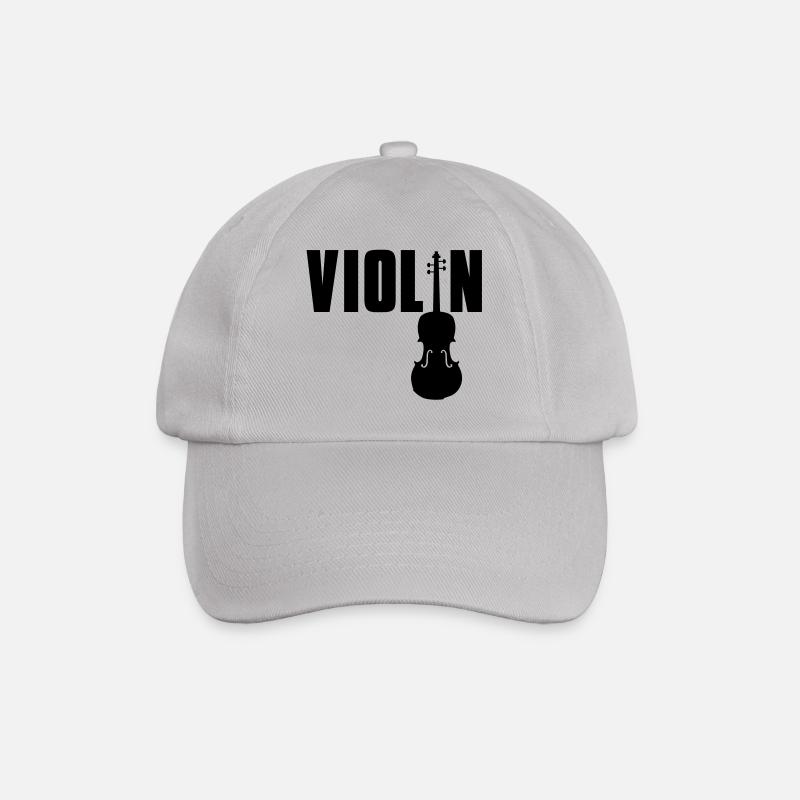 violin - Baseballkappe - Grau