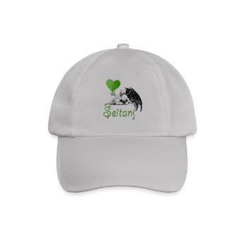 Grüner Seitan - Baseballkappe - Grau - Vorne