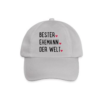 Best Husband in the World - Baseball Cap - grey - Front