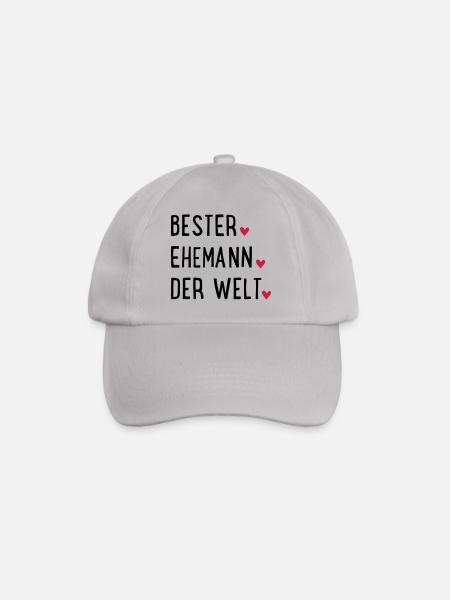 Bester Ehemann der Welt - Baseballkappe - Grau