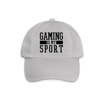 GAMING IS MY SPORT - Baseballkappe - Grau - Vorne