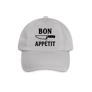 Guten Appetit - Baseballkappe - Grau - Vorne