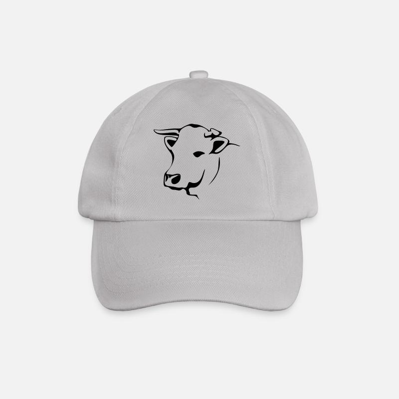 cow286 - Baseballkappe - Grau