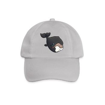 Little Greenland whale - Baseball Cap - grey - Front
