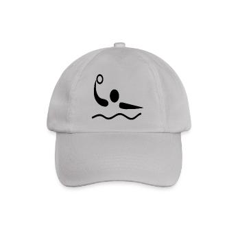 water polo water polo - Baseball Cap - grey - Front