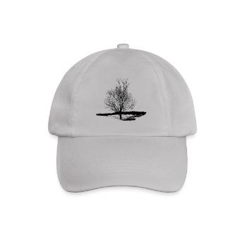 Baum #001 - Baseballkappe - Grau - Vorne