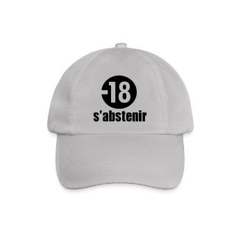18 - Baseball Cap - grey - Front