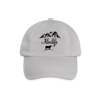 Alm Cow Mountains Mountain Tirol Switzerland Bavaria Alb Allgäu - Baseball Cap - grey - Front