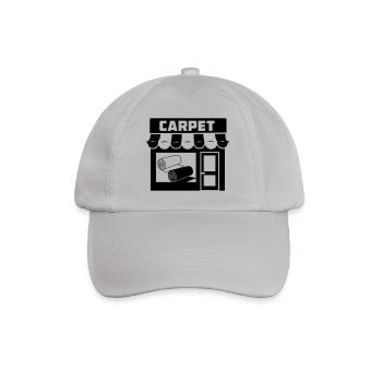 Carpet rolls logo in store - Baseball Cap - grey - Front