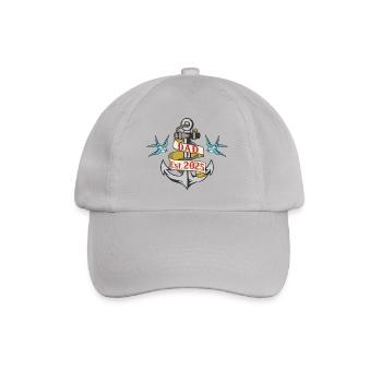 Anchor Dad 25 Dad Baby Dad 2025 Father's Day - Baseball Cap - grey - Front