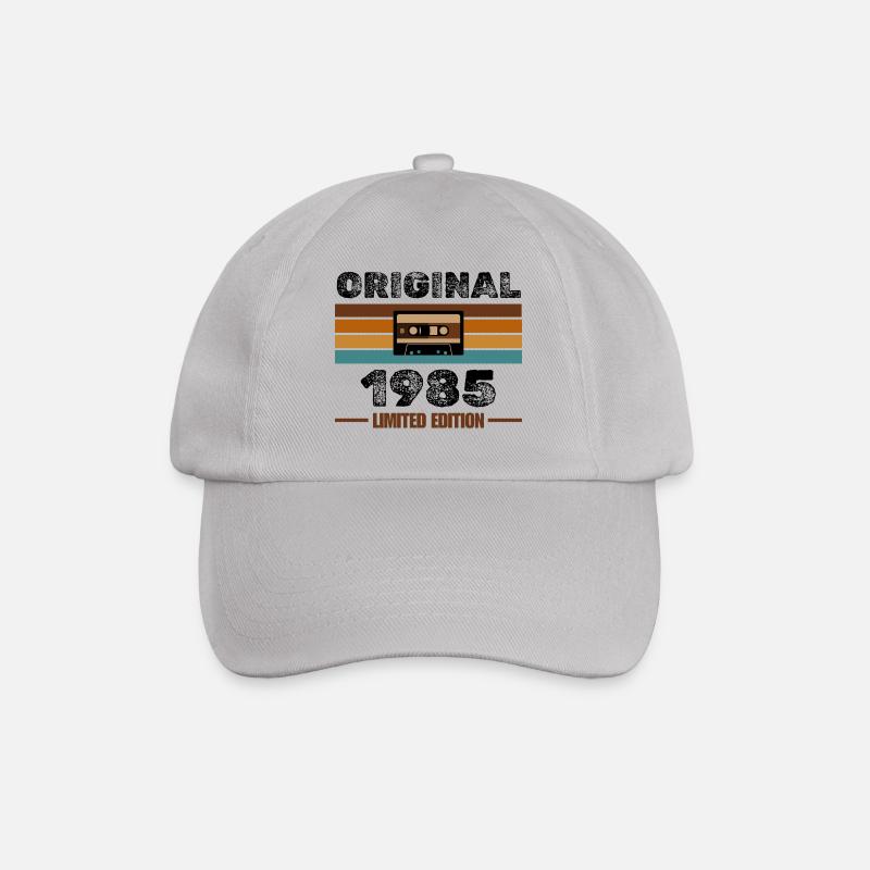Original 1985 – Retro Cassette Limited Edition - Baseball Cap - grey