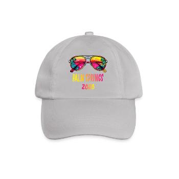 Palm Springs 2026 Sunglasses Vibes - Baseball Cap - grey - Front