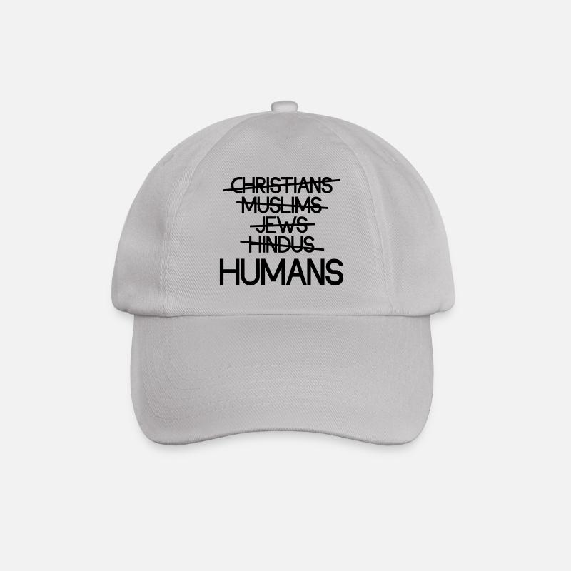 Les humains avant la religion - Message - Casquette classique - bruyère