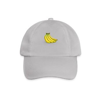 Bananen - Baseballkappe - Grau - Vorne