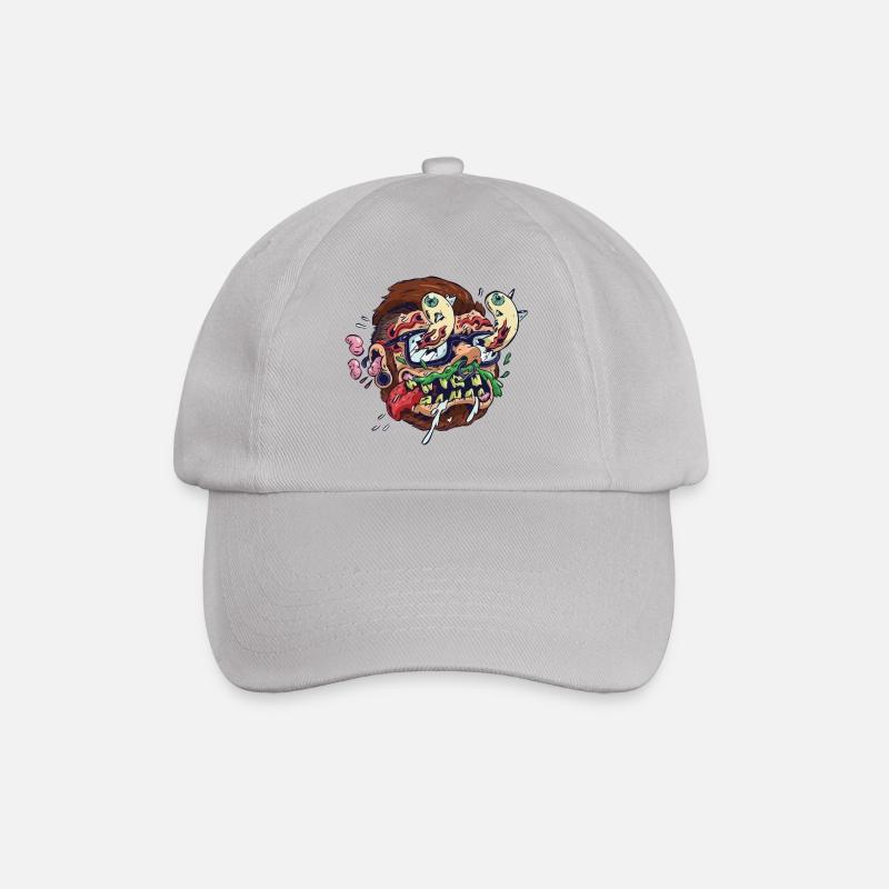 Crazy skater swag - Baseballkappe - Grau