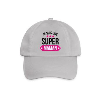 Je suis une super maman - Casquette classique - bruyère - Devant