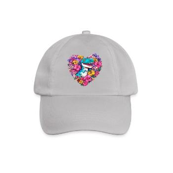 Cœur de Fleur de Dino - Casquette classique - bruyère - Devant