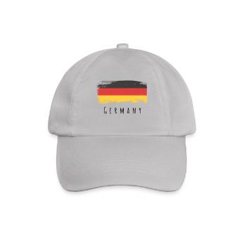 Deutschland - Baseballkappe - Grau - Vorne
