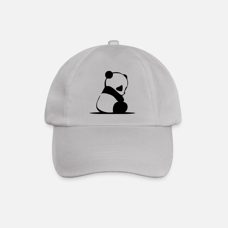 Panda - Baseballkappe - Grau