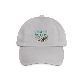 OTTER o love you like no otter - Baseball Cap - grey - Front