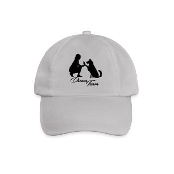 Dream Team Hund - Baseballkappe - Grau - Vorne