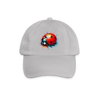 Marienkäfer - Baseballkappe - Grau - Vorne