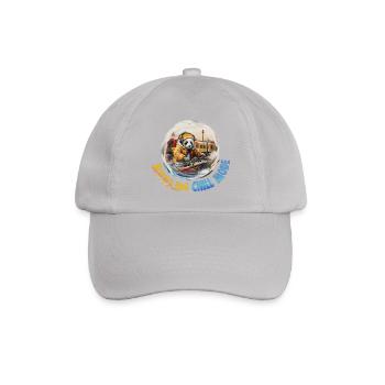 Berlin Chill Mode! – Cool Berlin Panda Souvenir - Baseball Cap - grey - Front
