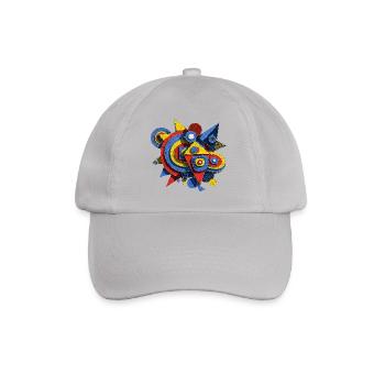 Art Motif Modern Abstract - Baseball Cap - grey - Front