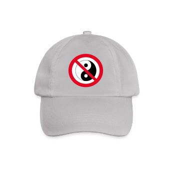 Interdit Yin Yang: symbole antiéquilibre - Casquette classique - bruyère - Devant