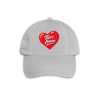 "That's AiMore" pun shirt with her - Baseball Cap - grey - Front