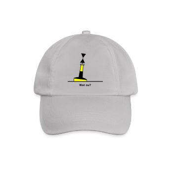 Tonne - Boje Nordsee Segeln Ostsee Maritim - Baseballkappe - Grau - Vorne
