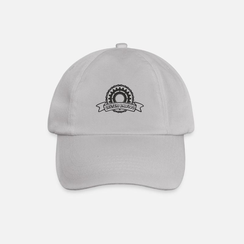 selten radlos bikerlogo - Baseballkappe - Grau