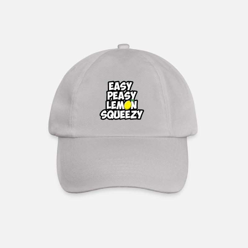 easy peasy lemon squeezy - Baseballkappe - Grau