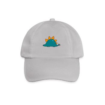 Stegosaurus - Baseball Cap - grey - Front