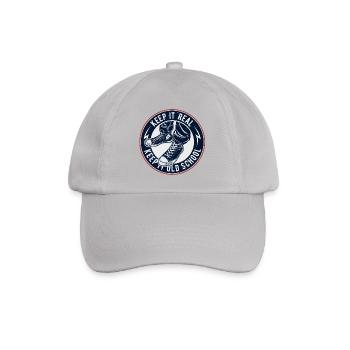 Keep It Oldschool - Baseballkappe - Grau - Vorne