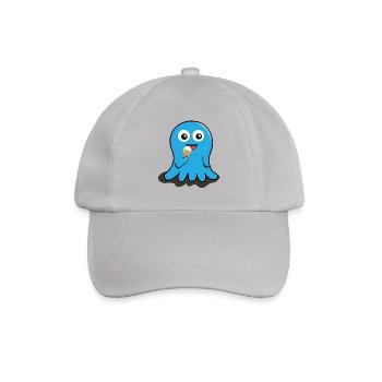 Geist Eis essen Geschenk Kinder witzig lecker - Baseballkappe - Grau - Vorne