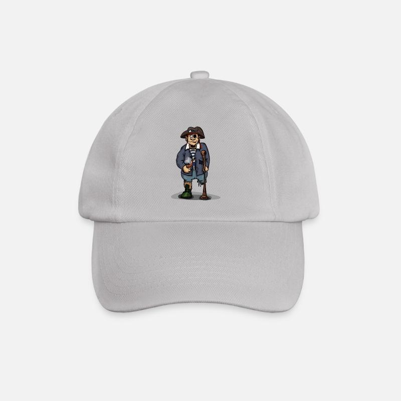 Pirate avec une jambe de bois idée cadeau eyepatch - Casquette classique - bruyère