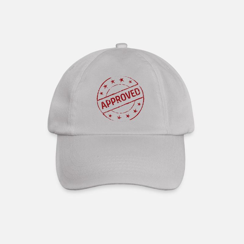 idée cadeau symbole approuvé - Casquette classique - bruyère