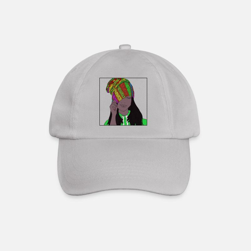 Dame avec bonnet - Casquette classique - bruyère