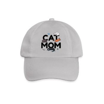 Chat Maman - Cat Cat Lady Mama Kitty Meow - Casquette classique - bruyère - Devant