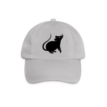 Rat shadow figure year of the rat - Baseball Cap - grey - Front