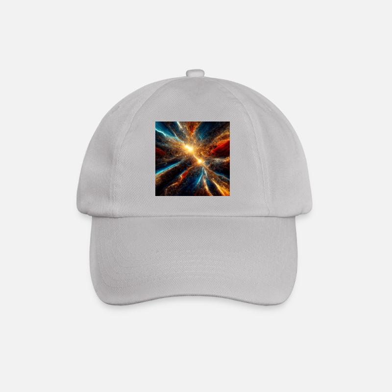 Cosmic Explosion Colors - Baseball Cap - grey
