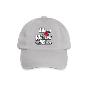 Wheat grain - born 4 grain - Party Fun --- - Baseball Cap - grey - Front