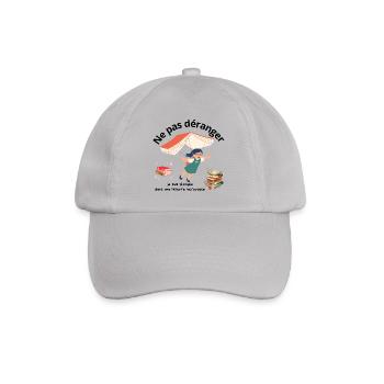 Ne pas déranger lecture - Casquette classique - bruyère - Devant