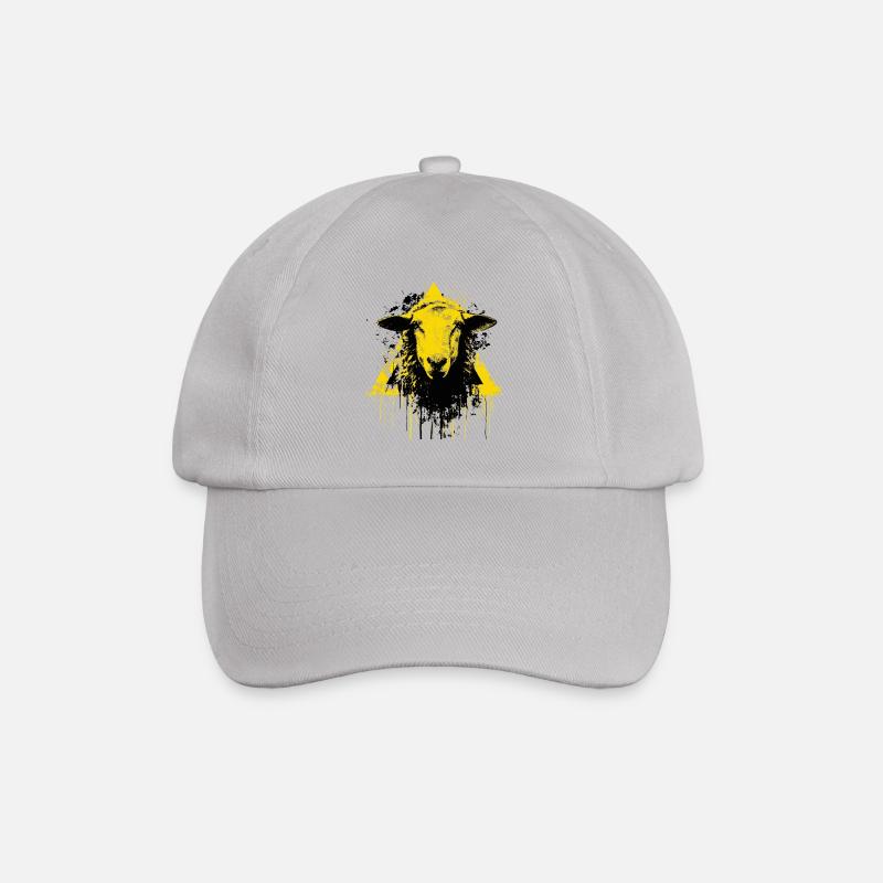 Cooles Schaf  - Baseballkappe - Grau
