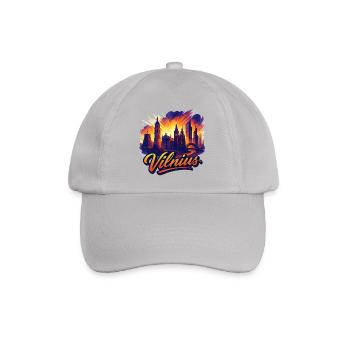 Vilnius Capital Lithuania Baltic Gift - Baseball Cap - grey - Front