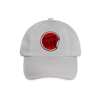 Vampire Bride Stickers Halloween Bachelor Bride Wedding - Baseball Cap - grey - Front