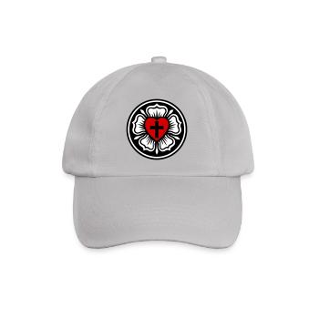 Lutheran Rose - Baseball Cap - grey - Front